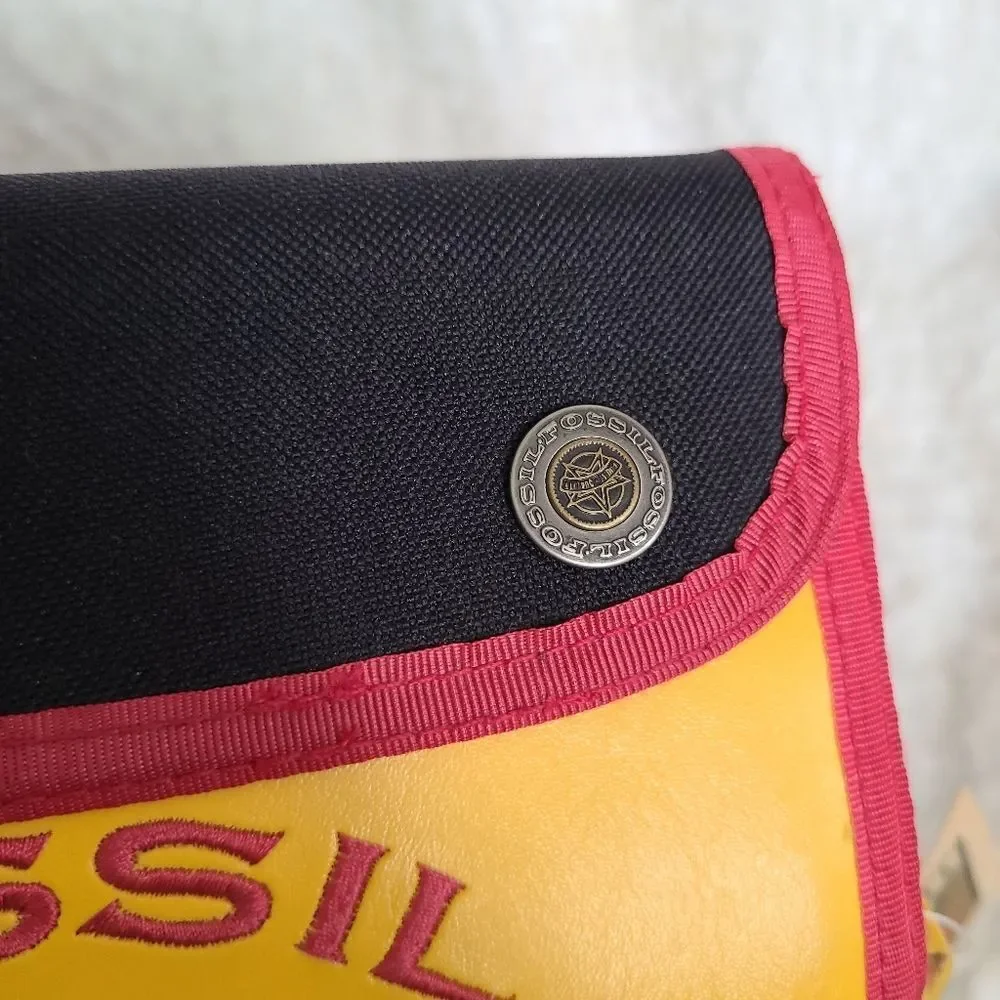 Fossil Vintage Canvas Belt bag‎ Wallet New with tags